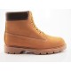 Men's laced ankle boot in ochre and brown leather - Available sizes:  47