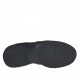Chaussure sportif pour hommes avec lacets en daim et tissu bleu foncé - Pointures disponibles:  36