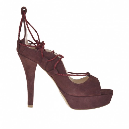 plum suede shoes
