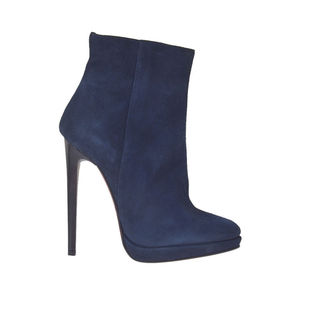 stivaletti blu donna