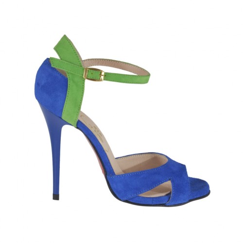 chaussure talon vert