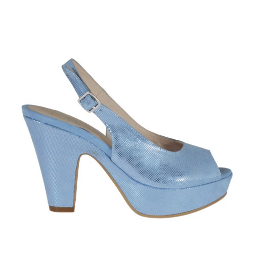 light blue slingback heels