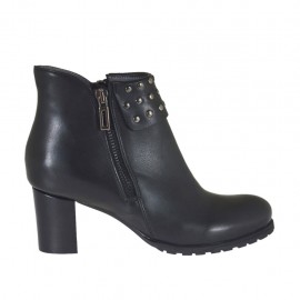 Bottes Basses Femme Bass Avery Noires - 8.5 US, Zip, Boucles, Semelle Coussin, Neuves
