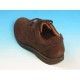 Zapato para hombre con cordones en daim marron - Tallas disponibles:  36