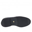 Chaussure sportif pour hommes à lacets en cuir nubuck de couleur gris - Pointures disponibles:  46