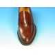 Men's elegant loafer in brown leather - Available sizes:  50, 53, 54