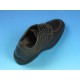 Zapato con cordones para hombres en piel negra - Tallas disponibles:  36