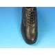Men's laced shoe in black leather - Available sizes:  36