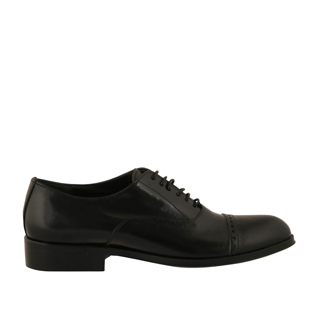 SCARPE UOMO ALLACCIATE CARLI 1937 | PARMA OXFORD NERO | Derna.it