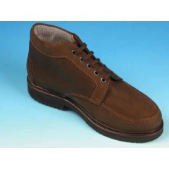 Chaussure sportif pour hommes avec lacets en nubuck marron - Pointures disponibles:  36 2