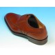 Chaussure derby à lacets pour hommes avec decorations Brogue en cuir marron - Pointures disponibles:  52