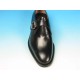 Eleganter Herrenschuh mit Schnalle aus schwarzem Leder - Verfügbare Größen:  40, 44, 51, 52