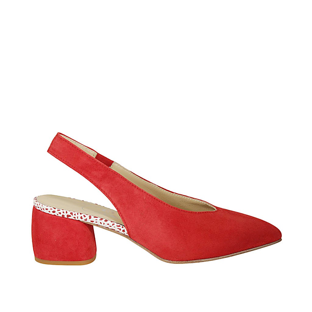slingback pumps with elastic strap