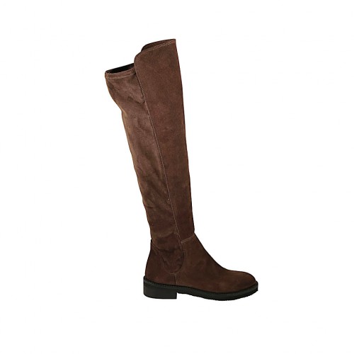 botas altas marrones mujer