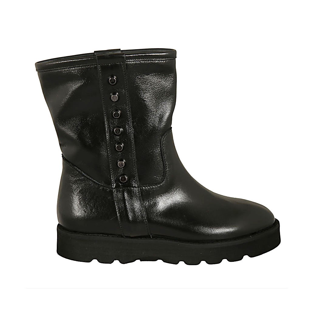 Botin Negro Cuña Mujer | Shop www.jardimartimoniz.pt