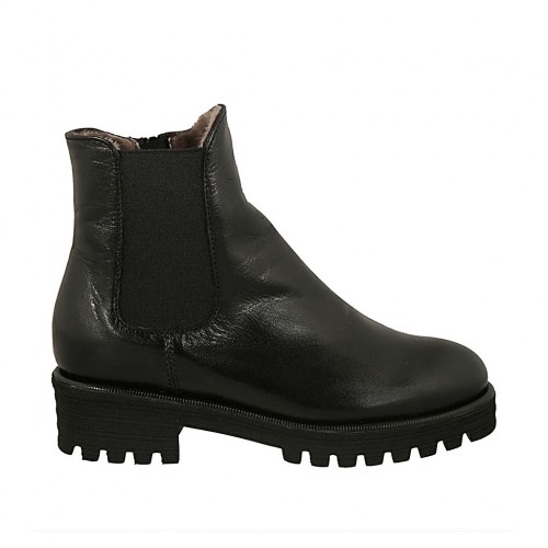 prym boots in black leather