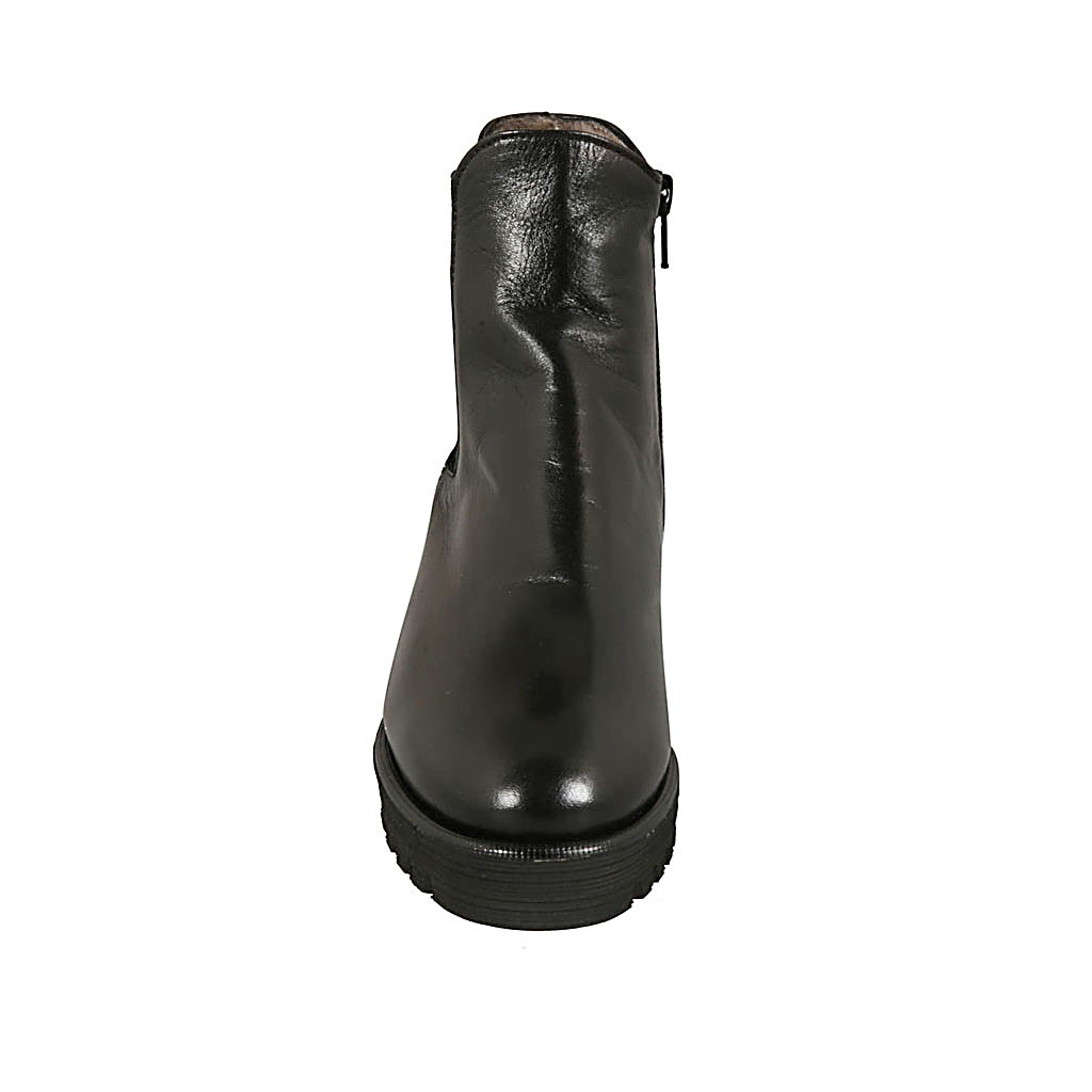 prym boots in black leather