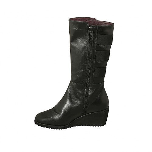 Bota Media Caña Negra Mujer | Shop www.jardimartimoniz.pt
