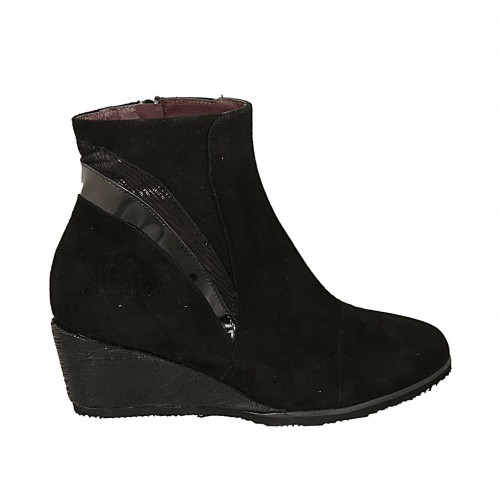 bottines femme semelle compensée