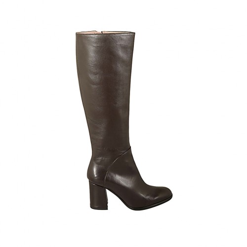 botas de piel para mujer