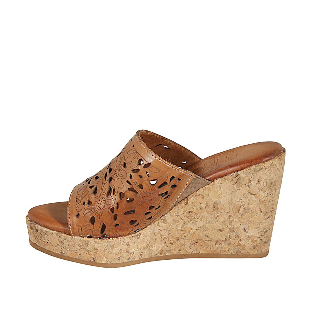 Sandales Mules Zaxunai Unisexe - Semelle Liège - Suède Synthétique - Confort Ville Et Plage