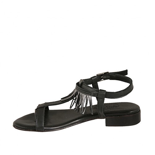 steel grey fringes heel 2