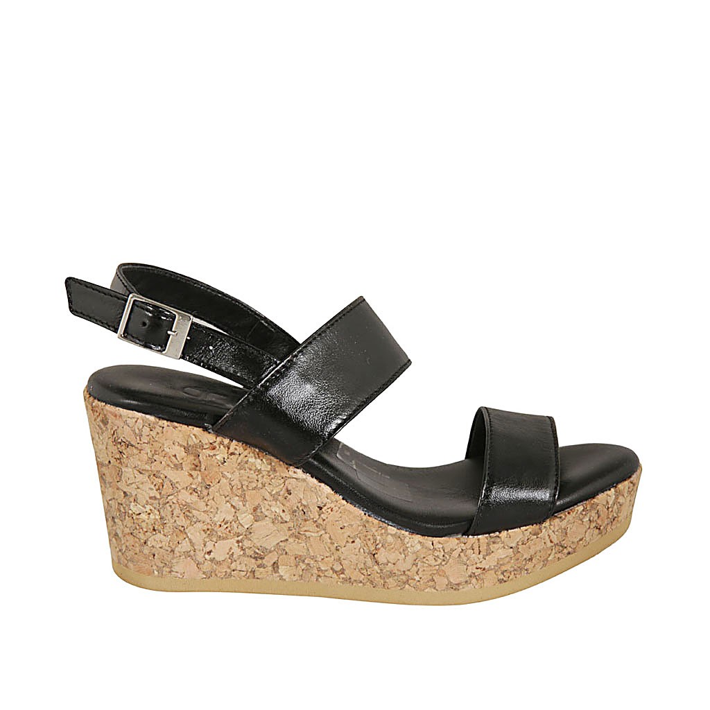 Cuñas Negras Piel Store, 55% OFF | www.constructions-peran.com
