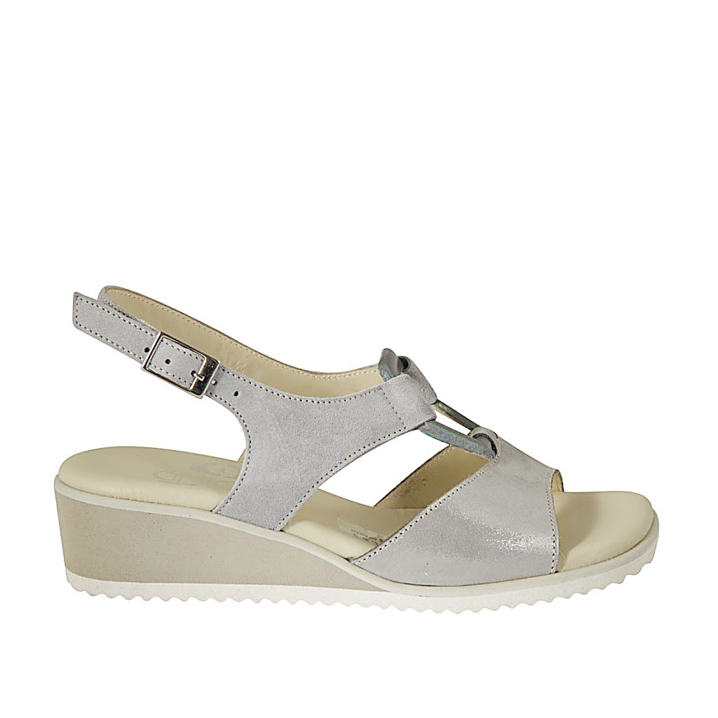 Sandalia Cuña Plateada Online Deals, UP TO 61% OFF | www.apmusicales.com