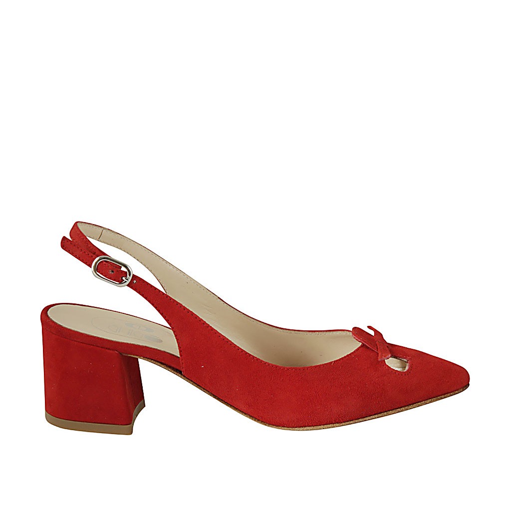 chaussure a talon avec noeud