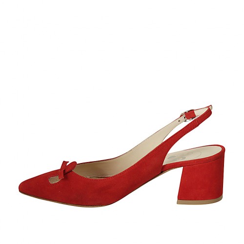 slingback mit schleife