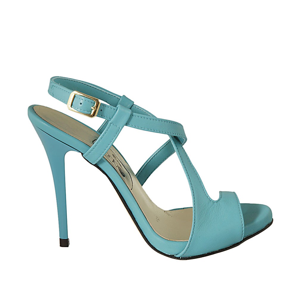 sandales turquoise
