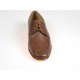 Men's laced shoe in brown leather - Available sizes:  52