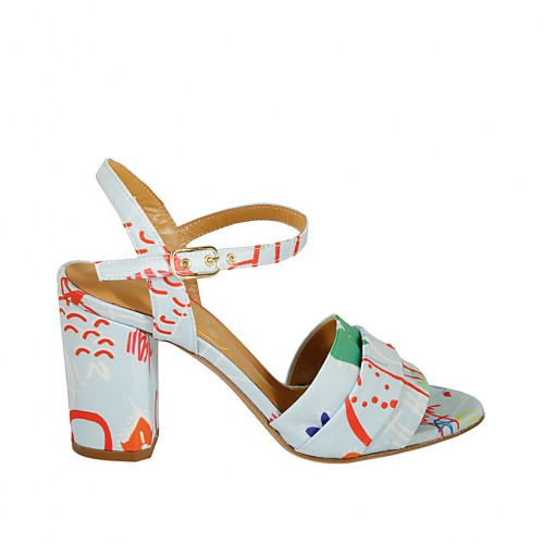 multi colored sandals with straps