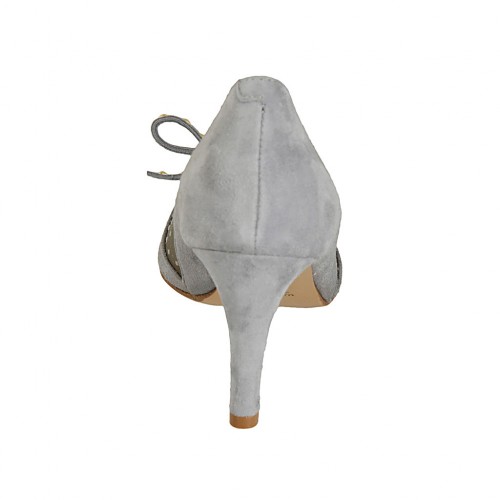 Grey on sale suede pump