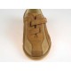 Herrenfreizeitschuh mit Klettverschluss aus hellbraunem und braunem Leder - Verfügbare Größen:  36, 37, 50