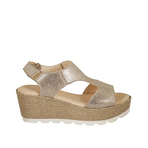platform sandals velcro straps
