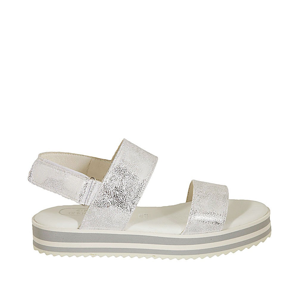 Sandalias De Cuña Plateadas Online Sale, UP TO 68% OFF | lavalldelord.com