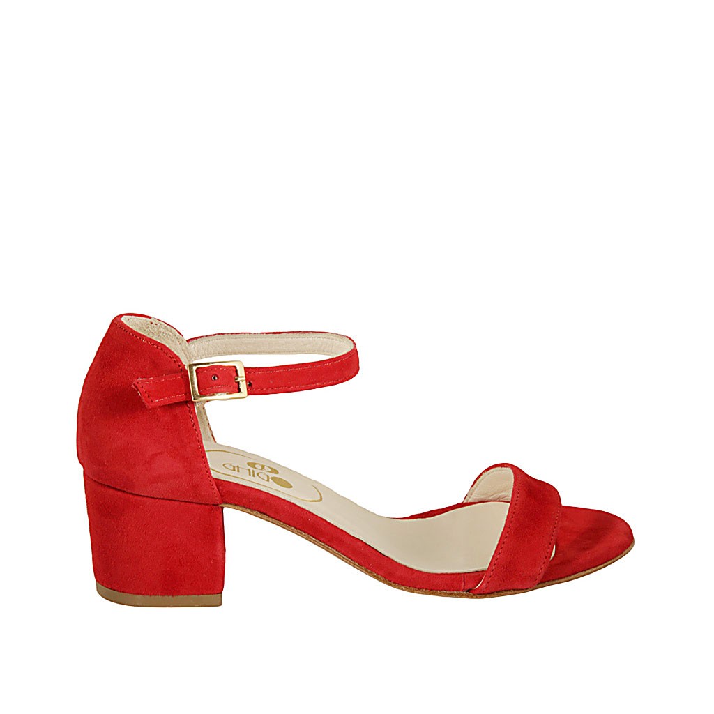 talon ouvert rouge