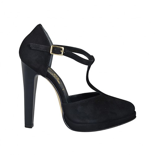 chaussure en daim femme talon