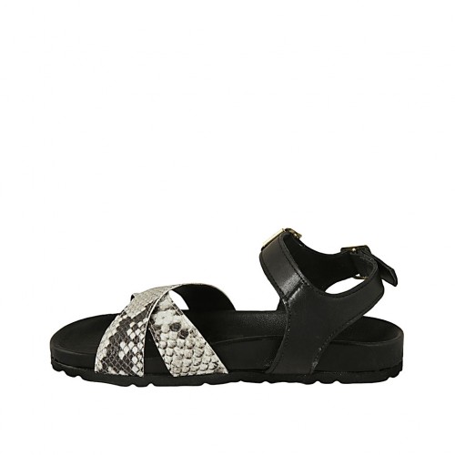 sandals with 2 buckle straps