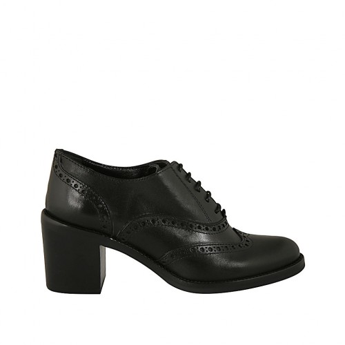 31+ Black High Heel Oxford Shoes
 Images