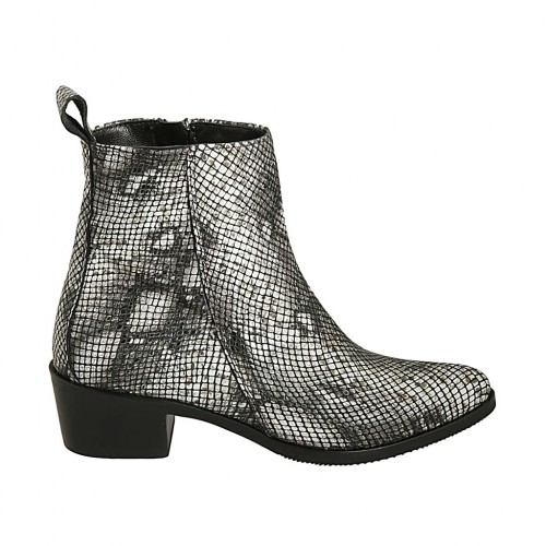 bottines imprimées