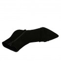Stivaletto a punta da donna con cerniera in camoscio nero tacco 6 - Misure disponibili: 31