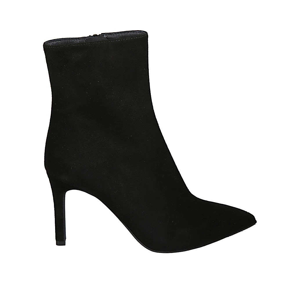 bottines noir pointu a talon