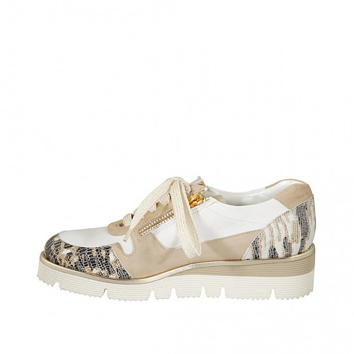Zapato Cuña Blanco Online, 57% OFF | www.autoescolaurgell.com