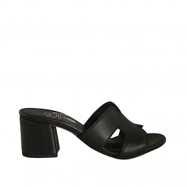 small heeled mules