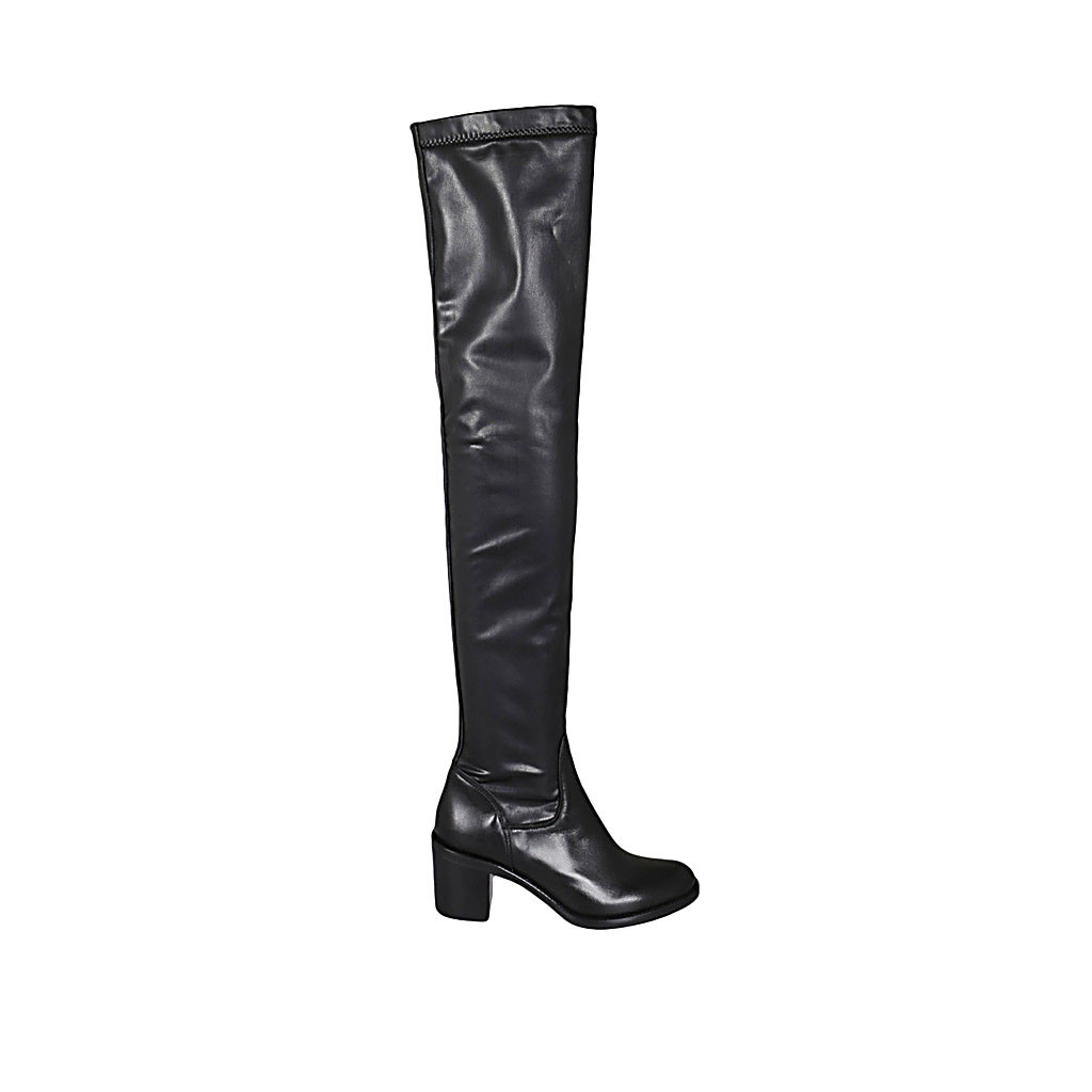 Elastic over the knee boots hotsell