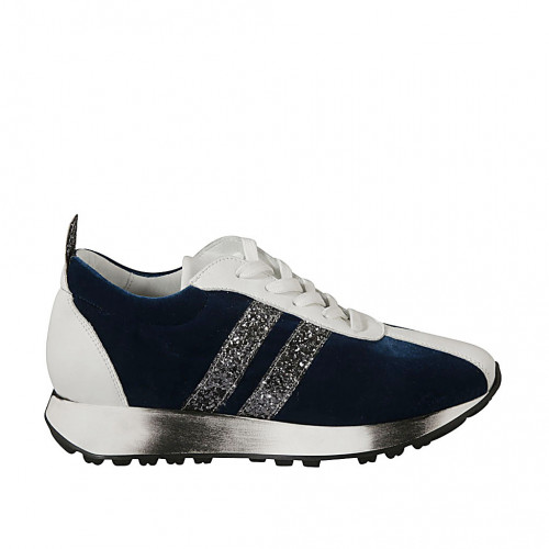 Tacco velluto Scarpe per Donna in blu | FASHIOLA.it