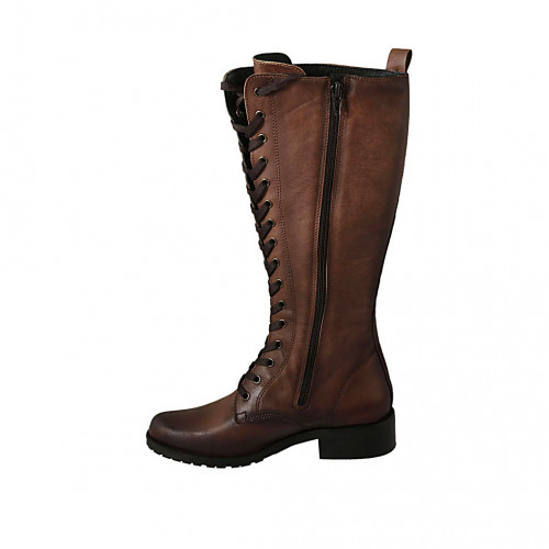 stivali marroni donna