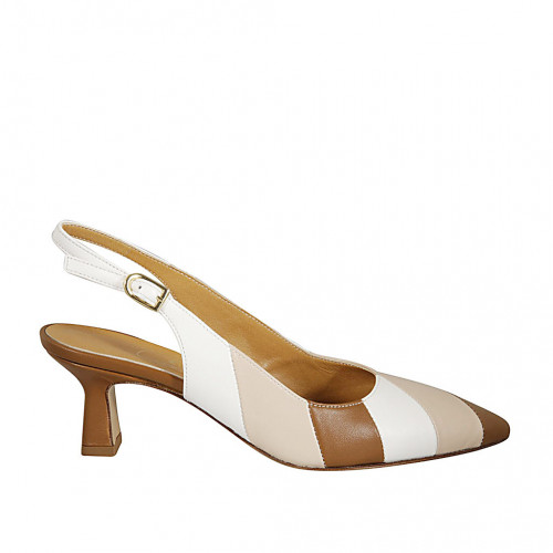 tan slingback pumps